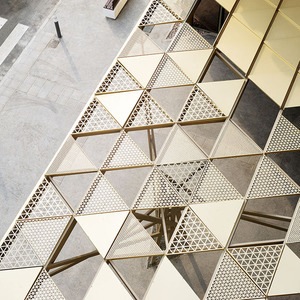 Trang trí tường kim loại mặt tiền đục lỗ bảng nhôm tấm kiến trúc cho ngoại thất tòa nhà xuất hiện - Product Image 4