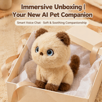 Peluche intelligente AI Tuantuan Chat Électrique Bicolore Coton PP Jouet Montessori pour Enfants Vente en Gros