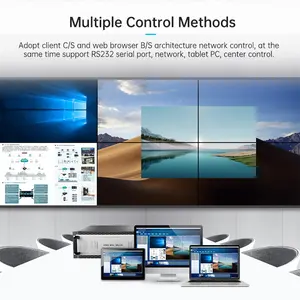 Processeur de mur vidéo 2K4K HD 12 écrans 8 en 12 sorties hdm i contrôleur de mur vidéo 3x4