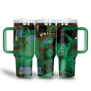 Vaso Térmico Personalizado al por Mayor <span class=keywords><strong>de</strong></span> 40 oz <span class=keywords><strong>de</strong></span> Acero Inoxidable, Nuevo Tema del <span class=keywords><strong>Álbum</strong></span> 'Life Showgirl <span class=keywords><strong>Taylor</strong></span>', Aislado al Vacío - Product Image 6