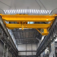 Pont roulant industriel à crochet de type QD 125/250 tonnes, commande intelligente PLC, entraînement motorisé, portée 31 m, hauteur de levage 20 m