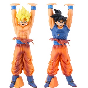 Dragon Ball Son Goku Spirit Bomb Super Saiyan <span class=keywords><strong>Migatte</strong></span> No Gokui Version endommagée par le combat Cheveux jaunes et noirs Décoration de bureau - Product Image 1