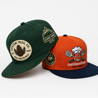 Gorra de Béisbol Deportiva de Alta Calidad, Estilo Informal, 5 Paneles, Forro de Felpa, Cierre a Presión, Logotipo Bordado Personalizado, Visera Plana