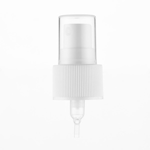 Tête de pompe pulvérisatrice miniature pour parfum, à filetage 18/20/410, à couvercle blanc semi-<span class=keywords><strong>plat</strong></span>, directement de l'usine - Product Image 4