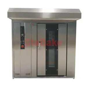 Commerciële Roterende Oven Gas Bakoven Voor Broodbakmachine Toast Baguette Brood Maan Cake Bakken Machine