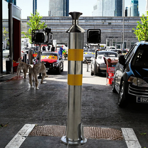 เสากั้นจราจรสแตนเลสอัตโนมัติสำหรับควบคุมการจราจรใน<span class=keywords><strong>ลาน</strong></span><span class=keywords><strong>จอด</strong></span><span class=keywords><strong>รถ</strong></span> ยี่ห้อเทียนหยวน ชิลด์ รับน้ำหนักได้ 100 กิโลกรัม - Product Image 6