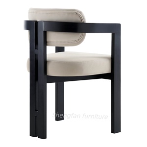 Chaises de salle à manger en bois massif pour restaurants, chaises de café de luxe, fauteuils en bois <span class=keywords><strong>noir</strong></span> – Vente en gros - Product Image 4