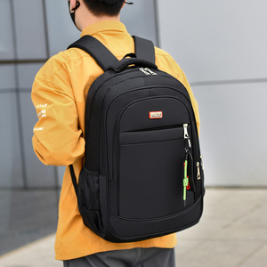 Large Capacity Oxford Cloth Backpack With Laptop Sleeve For Business Travel And School Use - Product Image 4