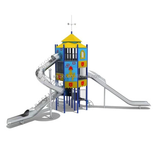 Tùy chỉnh thiết kế bền thép không gỉ Slide cho trẻ em ngoài trời của sân chơi vui chơi thiết bị cho các trường học & Gardens - Product Image 1