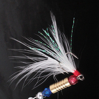 Spinnerbait de différentes tailles 7g 9g, leurres de pêche métalliques, leurres d'eau douce, leurres durs pour la pêche à la forelle
