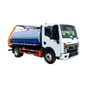DONGFENG 5M³ Sewage Vacuum Truck, High Power Vacuum <b>Pump</b>, Rotatable Suction Boom for Fast Feces & <b>Sludge</b> Vacuum Extraction Work - Product Image 1