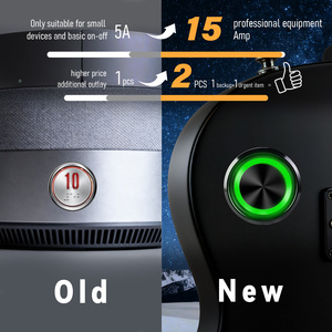 สวิตช์กดแบบกดติดปล่อยดับ สีดำ สแตนเลส อลูมิเนียม มาตรฐาน IP65 10A 1NO1NC พร้อมชุดสายไฟและขั้วต่อ - Product Image 4