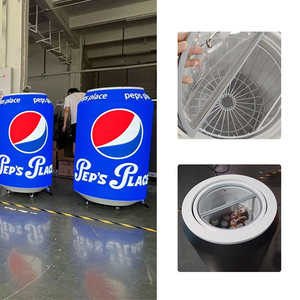 Pantalla LED Popular Can Shape de 1.24m de Altura con Soporte de Piso Impermeable IP65 y CMS Integrado - Product Image 1