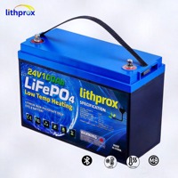 Batterie de chariot élévateur électrique au phosphate de fer et de lithium de qualité supérieure 24V 100AH pour centre de distribution, large plage de température, CE FCC