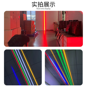 TNT nhà máy điện 100W/200W LED ánh sáng màu vàng đỏ màu xanh lá cây màu xanh trắng sàn chiếu khu vực an toàn lối đi kho dòng máy chiếu - Product Image 3