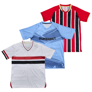 2526 Top Sao Paulo Futebol Clube Cafu Careca The Tricolors Camiseta de Fútbol de Entrenamiento para Hombre - Product Image 1