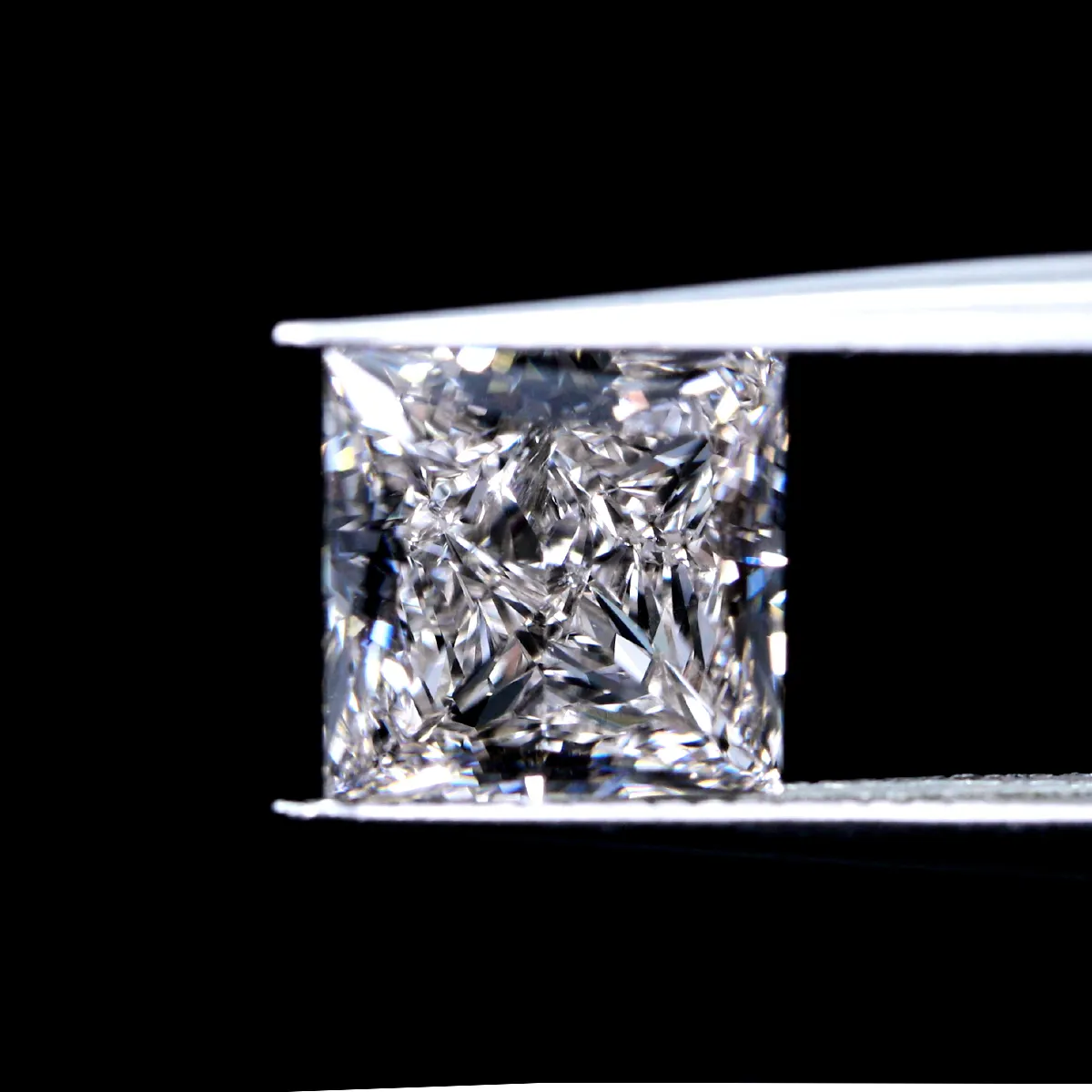 Hailer Jewelry IGI 4.04ct square VS2 Princess cut loose Lab Grown diamond for Jewelry design