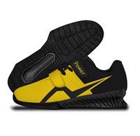 Chaussures de musculation professionnelles pour hommes, à double sangle, avec soutien de la cheville, chaussures de squat athlétiques, baskets de fitness et de cross-training