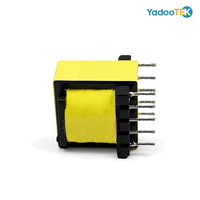Transformateur de puissance monophasé haute fréquence à noyau en ferrite avec bobine toroïdale, sortie 9V, conception Flyback à découpage