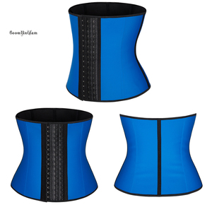 Ann <span class=keywords><strong>Chery</strong></span> Corset 9 Steel Désossé Latex Rubber Girdle Five-Color Waist Trainer Cincher Plus Size Fajas Waist Training - Product Image 2