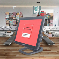 Usine en gros 15 pouces Android POS Terminal tout-en-un moniteur de caisse enregistreuse de bureau pour caissier Machine