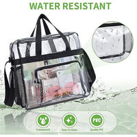 Sac de plage multifonctionnel en PVC transparent, à bandoulière et à porter en travers du corps, nouvelle mode personnalisée BSCI, imperméable
