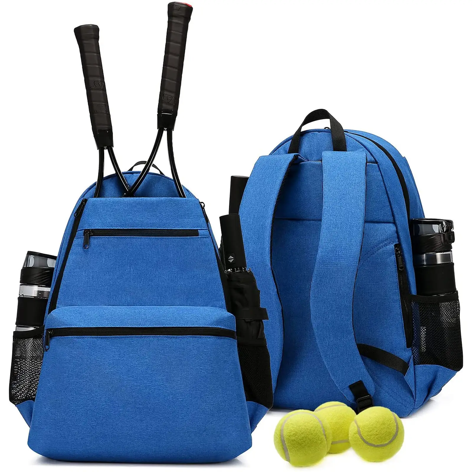 Mochila De tenis personalizada para hombre y mujer, bolsa de raqueta, a precio de fábrica, 2 raquetas