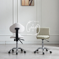 Foshan grand salon de beauté meubles hauteur réglable équipement de spa spa facial manucure tabouret chaise