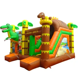 Best Selling Dinosaur Inflatable Bouncer Combo Commercial Jumping House Inflatable Bouncer for Kids Digital Printing Castle