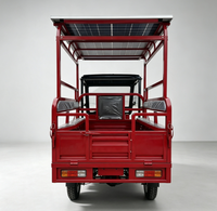 Tricycle électrique de transport de marchandises, moteur 2000W, toit solaire, robuste, 3 roues, pour le transport de passagers et de marchandises
