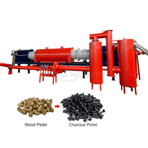 Horno de carbonización de carbón, línea de producción de carbón de cáscara de coco de madera dura - Product Image 1