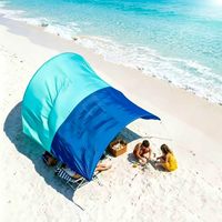 Tente de plage légère et portable, best-seller, installation rapide, imperméable, résistante au vent, abri solaire anti-UV, auvent de camping