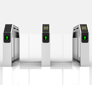 고속 출입구 스윙 배리어 스피드 턴스틸 게이트 턴스틸-내구성 IP66 LED 표시등 스테인리스 스틸 후차방지 - Product Image 2