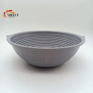 Presale Food Grade Plastic Collapsible Fermentation Bread Proofing Banneton Basket with Liner Cloth