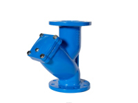 Filtre en Y en fonte ductile Hongen PN16 à brides avec tamis en acier inoxydable SS304 DN50-DN300 pour conduite d'eau