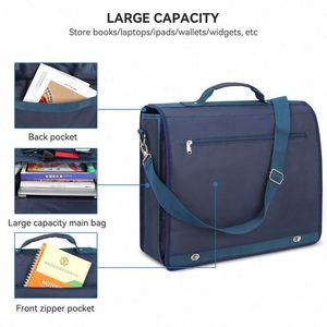 Sac messager OEM pour hommes, résistant à l'eau, sac bandoulière pour collège, fabriqué en usine BSCI - Product Image 3