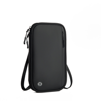 Porte-billets multifonctionnel Portable Overseas Travel Document Storage Wallet Large Capacity Neck Hanging Passport Bag