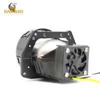 BB2448 Super Bright 55w 6500k 3 pouces Bi Led Projector Lens Phares de voiture avec lentille de projecteur à faisceau haut et bas à LED
