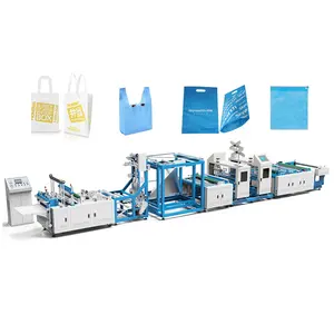 Machine de fabrication de sacs à provisions pp non tissé entièrement automatique, prix des fabricants
