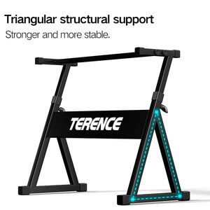 Adjustable Metal Triangle Keyboard <strong>Stand</strong> for Studio with Reinforced Steel Construction Professional Piano <strong>Stand</strong> - Product Image 3