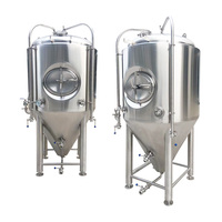 Cuve de Fermentation à Pression Contrôlée Haute Température KIMLONG 500L/1000L/2000L/3000L/5000L en Acier Inoxydable 304 avec Roulement