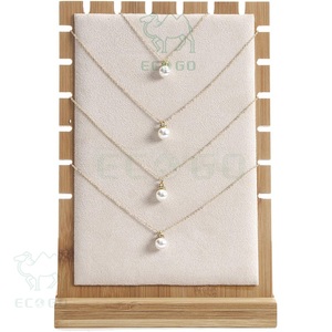 Présentoir de bijoux sains présentoir de collier à la mode moderne plateau de stockage de bijoux Portable - Product Image 6