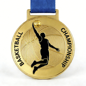 Medallas Deportivas <span class=keywords><strong>de</strong></span> Baloncesto JINZUN con Logotipo Personalizado, Nuevo Estilo, Metálicas, Bañadas en Oro, Medalla Conmemorativa para el Mejor Tirador, Regalos - Product Image 5