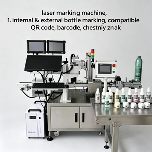 Machine de gravure laser entièrement automatique UV avec dispositif de codage double face pour produits chimiques quotidiens, avec vérification des données et tri automatique Chestny Znak - Product Image 1