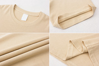 Nieuwe modieuze shirts met aangepast logo, bedrukt heren heavy weight t-shirt, puff print, 100% katoen, effen oversized t-shirts voor heren