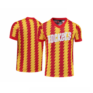 เสื้อกีฬาเบสบอลผ้าตาข่ายใส่สบายสำหรับผู้ชายเสื้อเบสบอลพิมพ์ลาย - Product Image 5