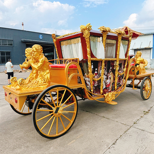 Calèche royale de luxe pour la visite de sites panoramiques en extérieur, véhicule électrique pour mariages et tourisme - Product Image 1