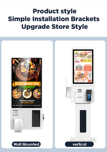 27-inch màn hình cảm ứng tự phục vụ đặt hàng kiosk tầng thường Vụ Thanh Toán kiosk Đầu đọc mã vạch cho nhà hàng bộ hoàn chỉnh SDK - Product Image 5