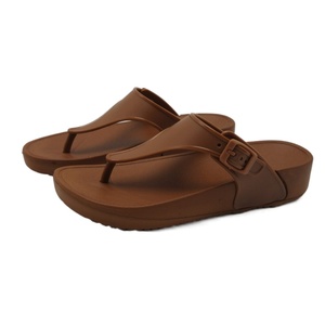 Phụ Nữ Wedge Flip Flops Thong Sandal Với Trọng Lượng Siêu Nhẹ Đế Ngoài Bãi Biển Slides - Product Image 1