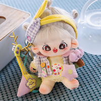 Personnalisé de haute qualité coton nordique fée apaisant fille poupée jouets en peluche à la main en peluche